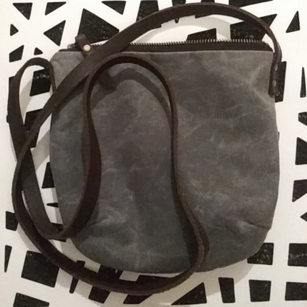 Bookhou Crossbody Waxed Canvas Small Day Bag